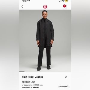 Lululemon Rain Rebel Jacket